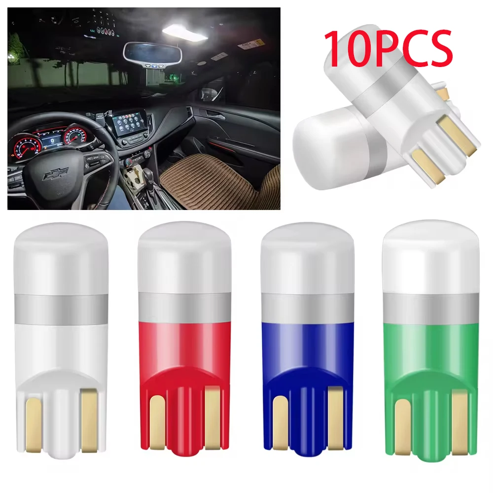 10Pcs T10 LED W5W LED Bulb 194 168 Led 2SMD 3030 Car Wedge License Plate Lamp Dome Light 8000K White Car Accessories
10Pcs T10 LED W5W LED Bulb 194 168 Led 2SMD 3030 Car Wedge License Plate Lamp Dome Light 8000K White Car Accessories