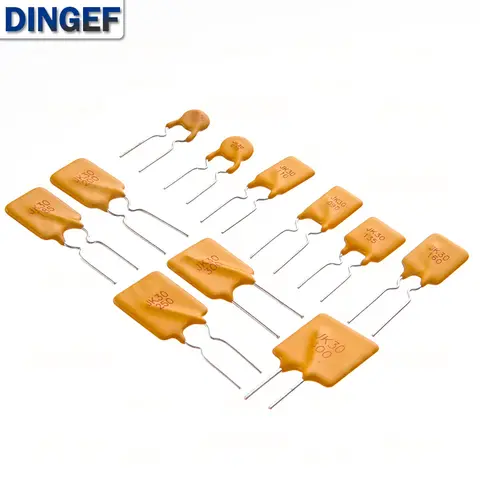 10PCS/lot Resettable Fuse 30V PTC Polymer PPTC DIP JK30 0.5A 0.75A 0.9A 1.1A 1.35A 1.6A 1.85A 2A 2.5A 3A 4A 5A 6A 7A 8A 9A 10A