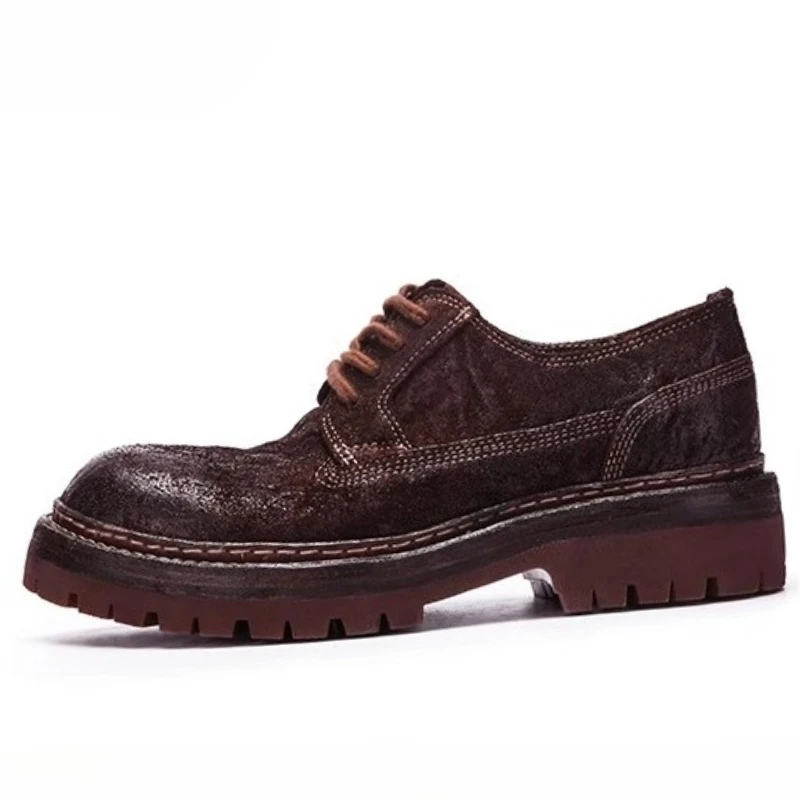 Английские высококачественные мытые туфли дерби из конской кожи для мужчин, повседневная деловая обувь, удобные модельные туфли на платформе Goodyear ручной работы
Английские высококачественные мытые туфли дерби из конской кожи для мужчин, повседневная деловая обувь, удобные модельные туфли на платформе Goodyear ручной работы
