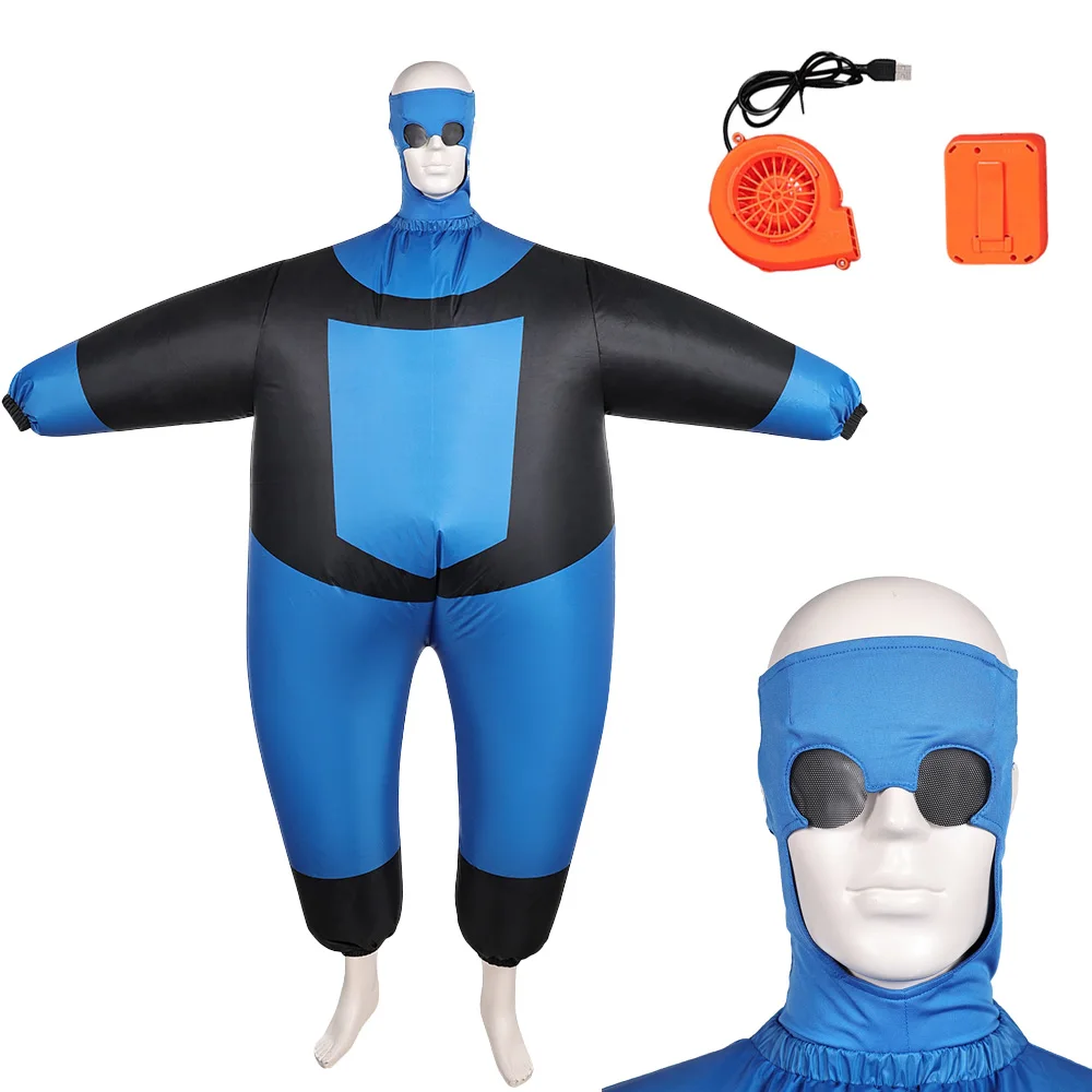 Disguise Mark Grayson Cosplay Inflatable Costume Blue Black Blow Up Clothes Cartoon Invincible Costume Men Roleplay Party Cloth
Disguise Mark Grayson Cosplay Inflatable Costume Blue Black Blow Up Clothes Cartoon Invincible Costume Men Roleplay Party Cloth