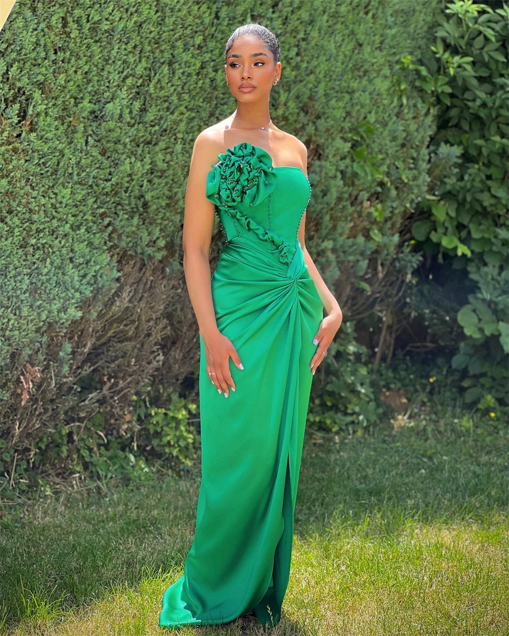 Customized Jiayigong Ball Simple Strapless Sheath Cocktail Party Sequin Flowers Fold S Платье Женское Vestidos De Ocasión Formal
Customized Jiayigong Ball Simple Strapless Sheath Cocktail Party Sequin Flowers Fold S Платье Женское Vestidos De Ocasión Formal