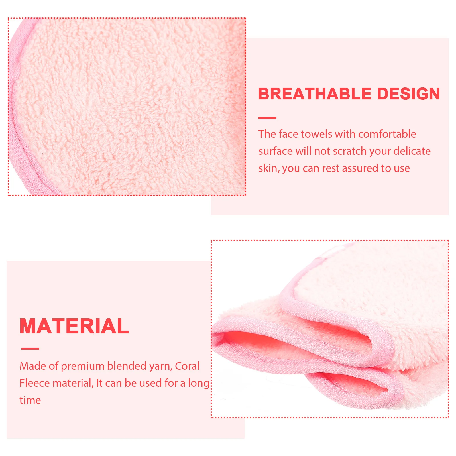 5 Pcs Face Washcloths Cleansing Towel Facial Towels Outdoor Makeup Remover Travel 
5 Pcs Face Washcloths Cleansing Towel Facial Towels Outdoor Makeup Remover Travel
