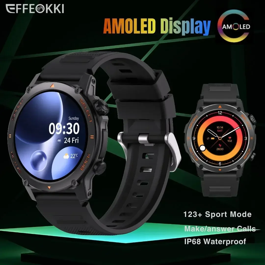EFFEOKKI Amoled Display 1,43-дюймовые умные часы для мужчин, водонепроницаемые, фитнес-трекер для просмотра звонков для телефона IPhone Android
EFFEOKKI Amoled Display 1,43-дюймовые умные часы для мужчин, водонепроницаемые, фитнес-трекер для просмотра звонков для телефона IPhone Android
