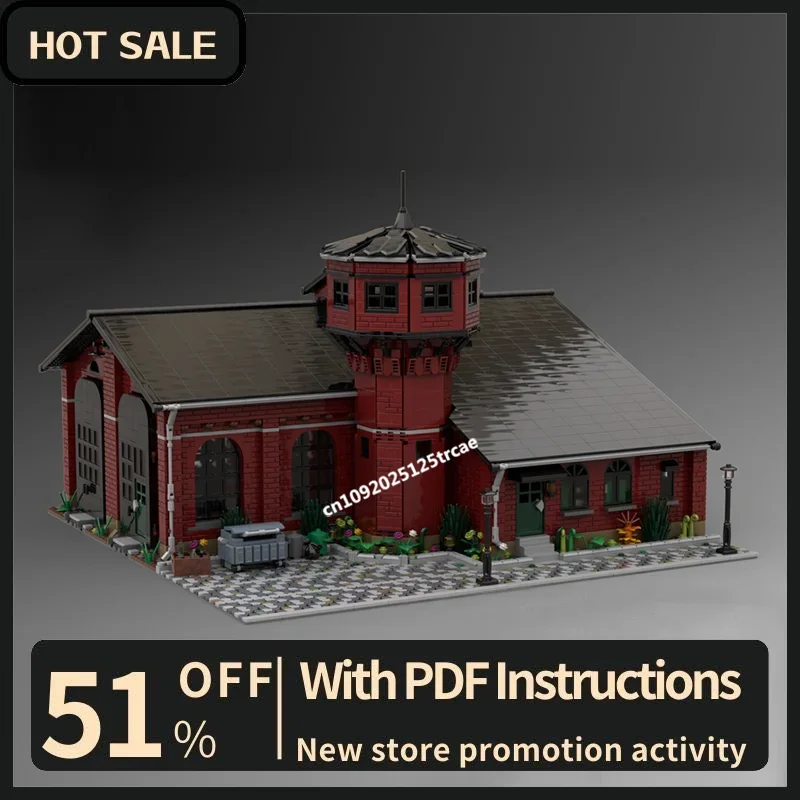 New 7180Pcs Farm Hot Street View Moc Modular Historical Locomotive Shed Model Building Custom Puzzle Diy Creative Ideas Toy Gift
New 7180Pcs Farm Hot Street View Moc Modular Historical Locomotive Shed Model Building Custom Puzzle Diy Creative Ideas Toy Gift