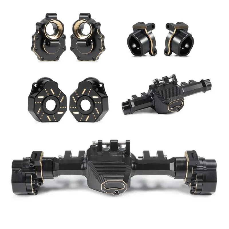 Brass Axle Side Weight Set C-Hub Steering Knuckle Link Mount Cover for 1/10 Traxxas TRX4 TRX6
Brass Axle Side Weight Set C-Hub Steering Knuckle Link Mount Cover for 1/10 Traxxas TRX4 TRX6