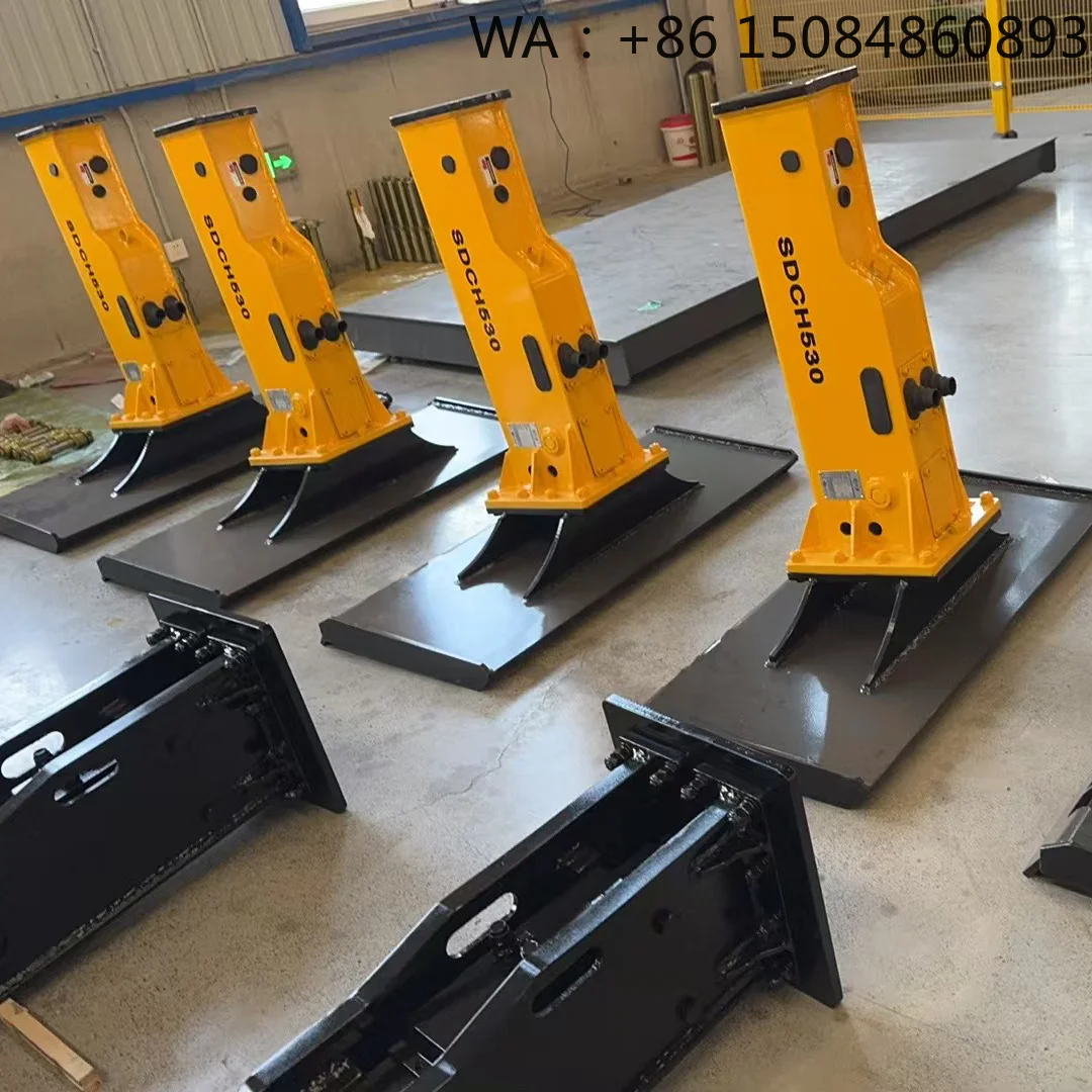 SDCH530 Hydraulic Rock Breaker Hammer, 53mm Chisel Skid Steer Attachment Fits Bobcat S185 S450 S550 Demolition Parts
SDCH530 Hydraulic Rock Breaker Hammer, 53mm Chisel Skid Steer Attachment Fits Bobcat S185 S450 S550 Demolition Parts