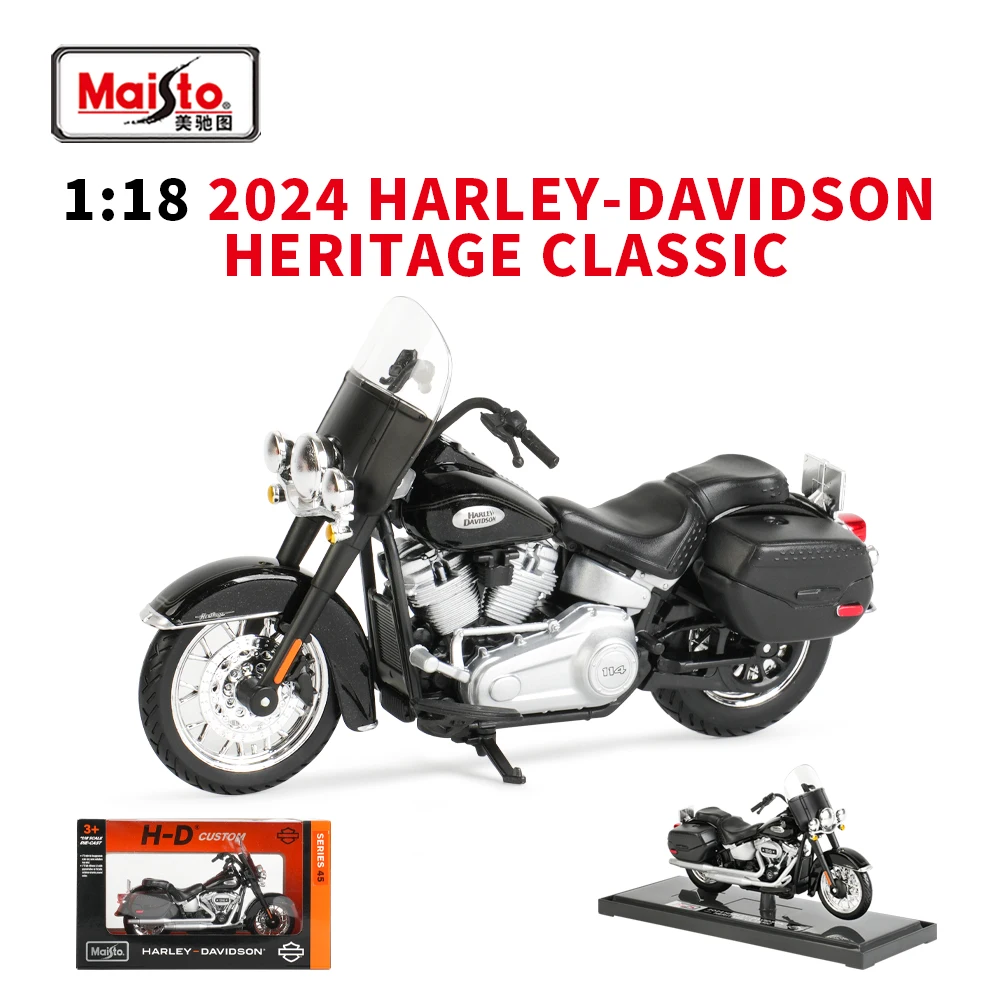 Maisto 1:18 Harley-Davidson 2024 HARLEY-DAVIDSON-HERITAGE CLASSIC Die Cast Vehicles Collectible Hobbies Motorcycle Model Toys
Maisto 1:18 Harley-Davidson 2024 HARLEY-DAVIDSON-HERITAGE CLASSIC Die Cast Vehicles Collectible Hobbies Motorcycle Model Toys
