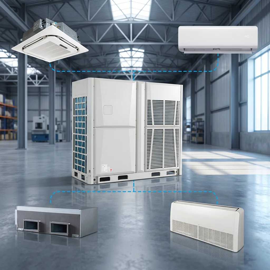 Factory Direct Sales Motor Energy Saving R410a T1/T3 Multi Split Commercial Air Conditioning Duct 32HP 90KW 30TON VRF System
Factory Direct Sales Motor Energy Saving R410a T1/T3 Multi Split Commercial Air Conditioning Duct 32HP 90KW 30TON VRF System