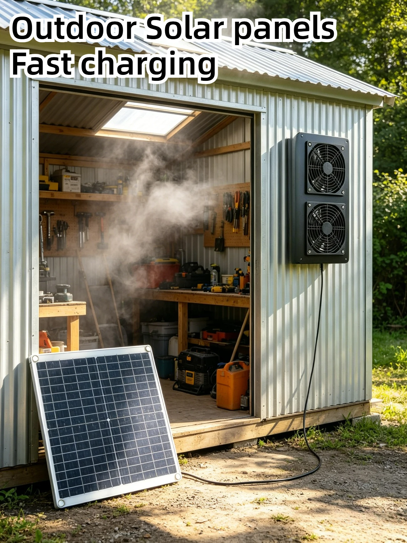 High Quality 30W Solar Panel Dual Exhaust Fan Kit High Efficiency for Outdoor RV Greenhouse Chicken Coop Dog House Air Cooling
High Quality 30W Solar Panel Dual Exhaust Fan Kit High Efficiency for Outdoor RV Greenhouse Chicken Coop Dog House Air Cooling