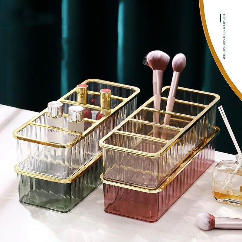 New Acrylic Makeup Storage Box Cosmetic Organizer Box Lipstick Perfume 5 Grid Layered Container Desktop Clutter
New Acrylic Makeup Storage Box Cosmetic Organizer Box Lipstick Perfume 5 Grid Layered Container Desktop Clutter