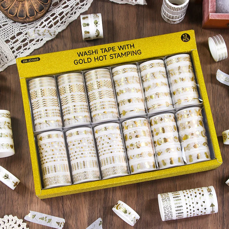 Набор из 60 рулонов декоративной клейкой ленты васи с эффектом горячего серебра для скрапбукинга, офиса и школы
Набор из 60 рулонов декоративной клейкой ленты васи с эффектом горячего серебра для скрапбукинга, офиса и школы