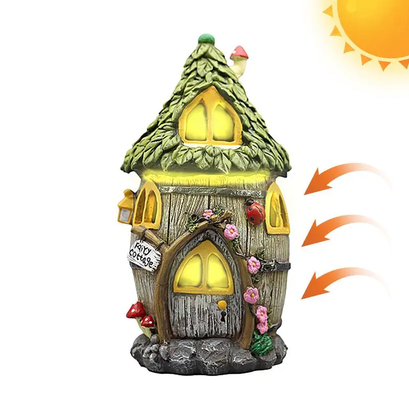 LED Solar Lawn Light Multi Craft Miniature Fairy House Solar Powered Outdoor Decor LED Garden Light Resin Cottage Christmas Lamp
LED Solar Lawn Light Multi Craft Miniature Fairy House Solar Powered Outdoor Decor LED Garden Light Resin Cottage Christmas Lamp