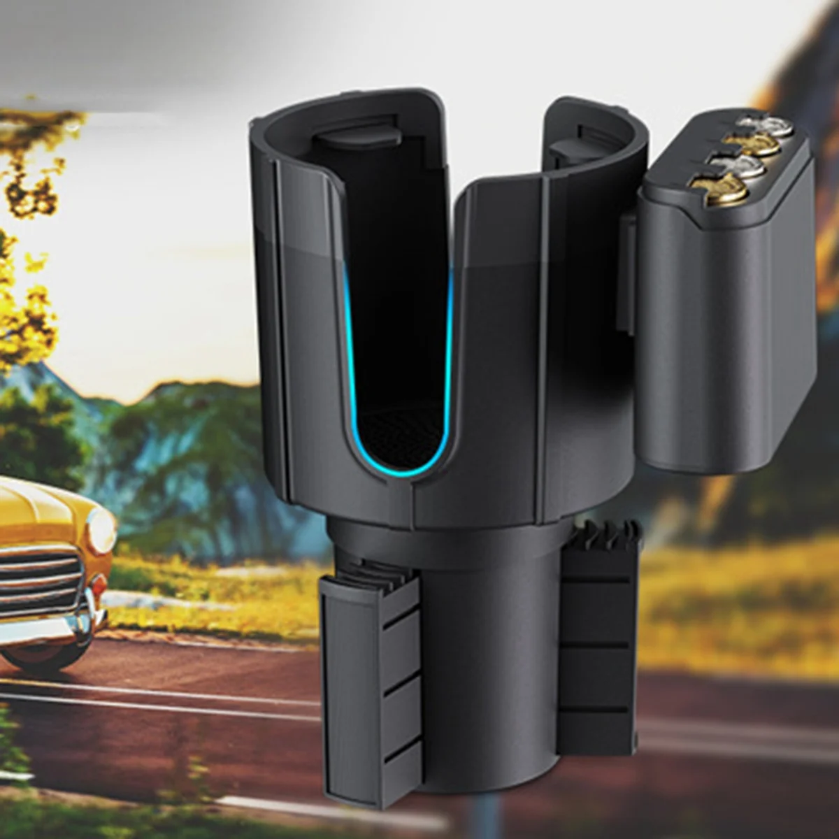 Cup Holder Extender for Car, Car Cup Holder Expander Adapter with Adjustable Base -A74F
Cup Holder Extender for Car, Car Cup Holder Expander Adapter with Adjustable Base -A74F