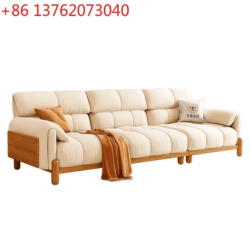 Nordic log style elephant ear sofa straight row small apartment fabric sofa
Nordic log style elephant ear sofa straight row small apartment fabric sofa