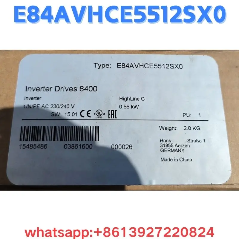 Brand New frequency converter E84AVHCE5512SX0 Original and Genuine Fast Shipping
Brand New frequency converter E84AVHCE5512SX0 Original and Genuine Fast Shipping