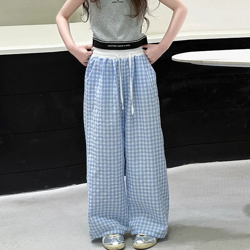 New Girls Pants Summer Thin Trousers Kids Sweet Fashion Wide Leg Pants 2025 Children's Casual Loose Sweatpants 5-14 Years Old
New Girls Pants Summer Thin Trousers Kids Sweet Fashion Wide Leg Pants 2025 Children's Casual Loose Sweatpants 5-14 Years Old