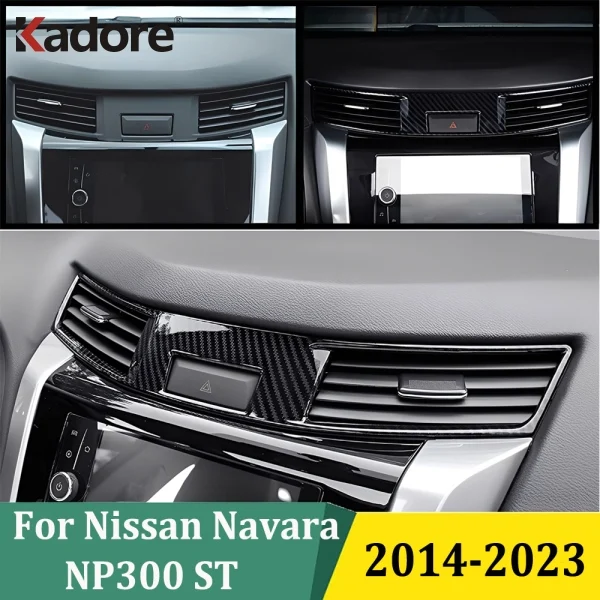 Для Nissan Navara NP300 ST 2014-2021 2022 2023, ABS, углеродное волокно, передняя центральная вентиляционная крышка, накладка, аксессуары для салона автомобиля
Для Nissan Navara NP300 ST 2014-2021 2022 2023, ABS, углеродное волокно, передняя центральная вентиляционная крышка, накладка, аксессуары для салона автомобиля