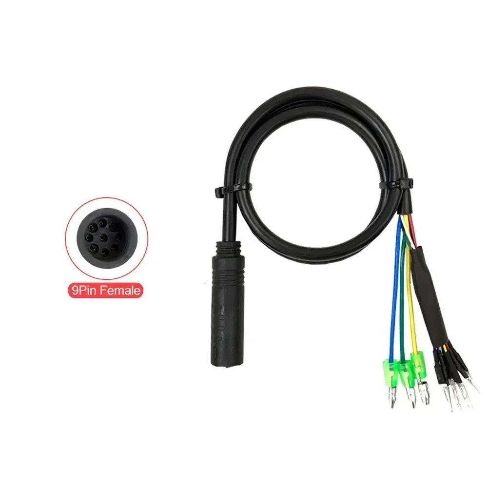 Julet E-Bike Motor Cable, 9 Pin Female Adapter, Extension Wire, Metal and Plastic for Brushless Hub Motor, KT Controller
Julet E-Bike Motor Cable, 9 Pin Female Adapter, Extension Wire, Metal and Plastic for Brushless Hub Motor, KT Controller