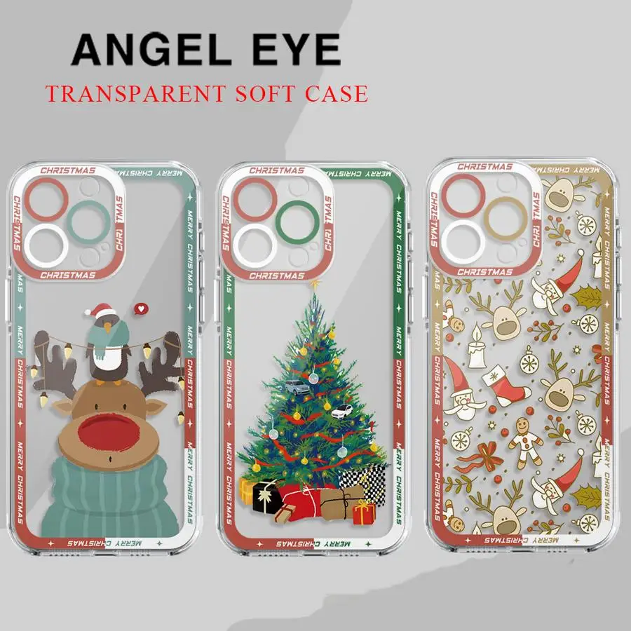 Merry Christmas New Year Phone Case For iPhone 16 15 14 13 12 11 Pro Max Mini X XS SE 7 8 Plus 16E Shockproof Soft Cover Fundas
Merry Christmas New Year Phone Case For iPhone 16 15 14 13 12 11 Pro Max Mini X XS SE 7 8 Plus 16E Shockproof Soft Cover Fundas