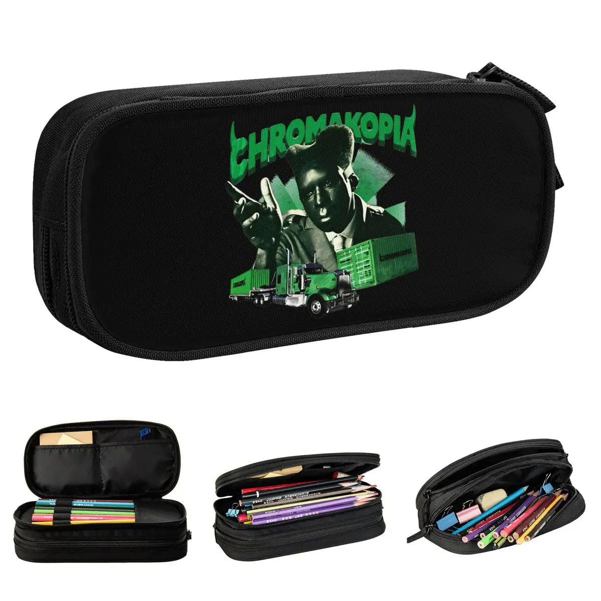 Classic Chromakopia Rap Hip Hop Pencil Case Pencilcases Pen for Girls Boys Big Capacity Pencil Bags Office Gifts Stationery
Classic Chromakopia Rap Hip Hop Pencil Case Pencilcases Pen for Girls Boys Big Capacity Pencil Bags Office Gifts Stationery