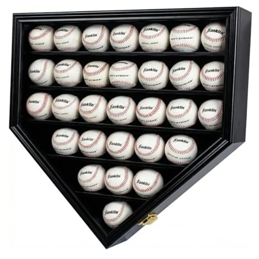 Baseball Display Case Frame Shadow Box Wall Cabinet Holder to Hold 30 Balls with Lockable Anti Fade UV Protection Acrylic Door
Baseball Display Case Frame Shadow Box Wall Cabinet Holder to Hold 30 Balls with Lockable Anti Fade UV Protection Acrylic Door