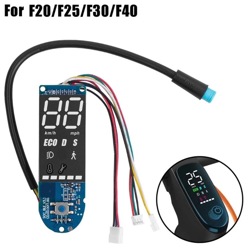 Easy to Install Electric Scooter Real Time Speed & Battery Display Control Panel Meter for F20 F25 F30 F40 Weatherproof H9EE
Easy to Install Electric Scooter Real Time Speed & Battery Display Control Panel Meter for F20 F25 F30 F40 Weatherproof H9EE