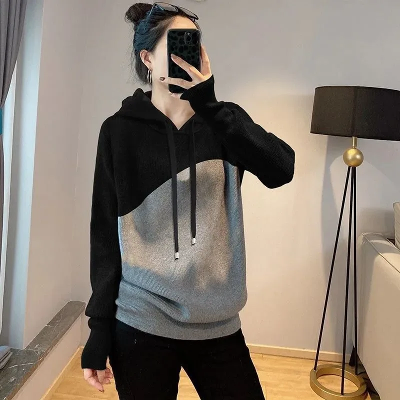 Knit Female Hooded Top Y2k Style Casual On Promotion New In 2000s Cotton Spring And Autumn Women's Hoodies Sweatshirts Sweater
Knit Female Hooded Top Y2k Style Casual On Promotion New In 2000s Cotton Spring And Autumn Women's Hoodies Sweatshirts Sweater