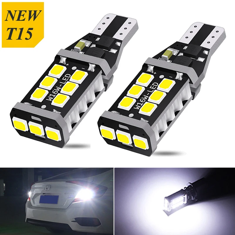 Новый комплект светодиодных резервных ламп T15 906 W16W, высокомощные чипы 2835 15SMD, 5 Вт, 912 лм, без ошибок, 921 6000, светильник K
Новый комплект светодиодных резервных ламп T15 906 W16W, высокомощные чипы 2835 15SMD, 5 Вт, 912 лм, без ошибок, 921 6000, светильник K
