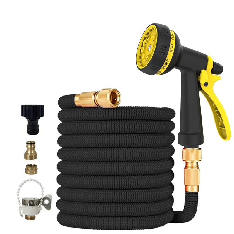 3X Telescopic Expandable Garden Hose, Copper Plated Interface TPE Water Pipe, Flexible Magic Hose for Household Car Wash
3X Telescopic Expandable Garden Hose, Copper Plated Interface TPE Water Pipe, Flexible Magic Hose for Household Car Wash 