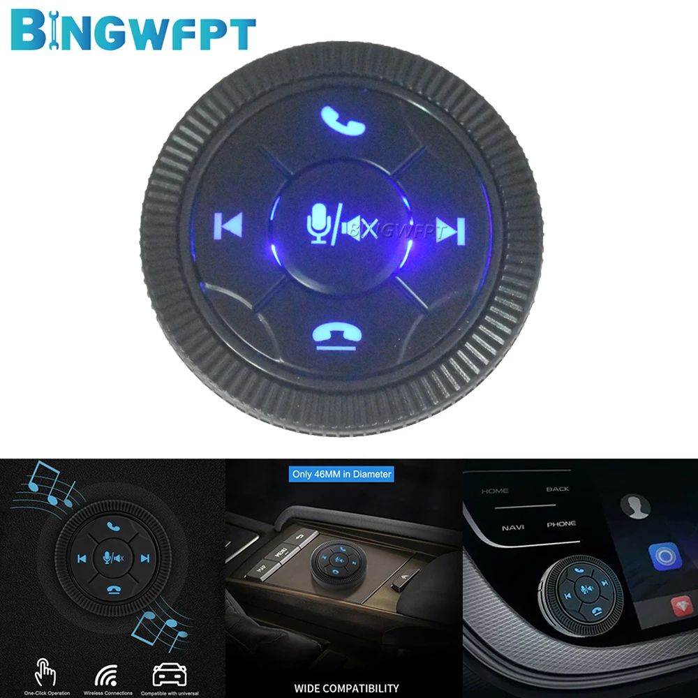 Universal Wireless Car Steering Wheel Control Button GPS Wireless Smart Button Key Volume Remote Control
Universal Wireless Car Steering Wheel Control Button GPS Wireless Smart Button Key Volume Remote Control