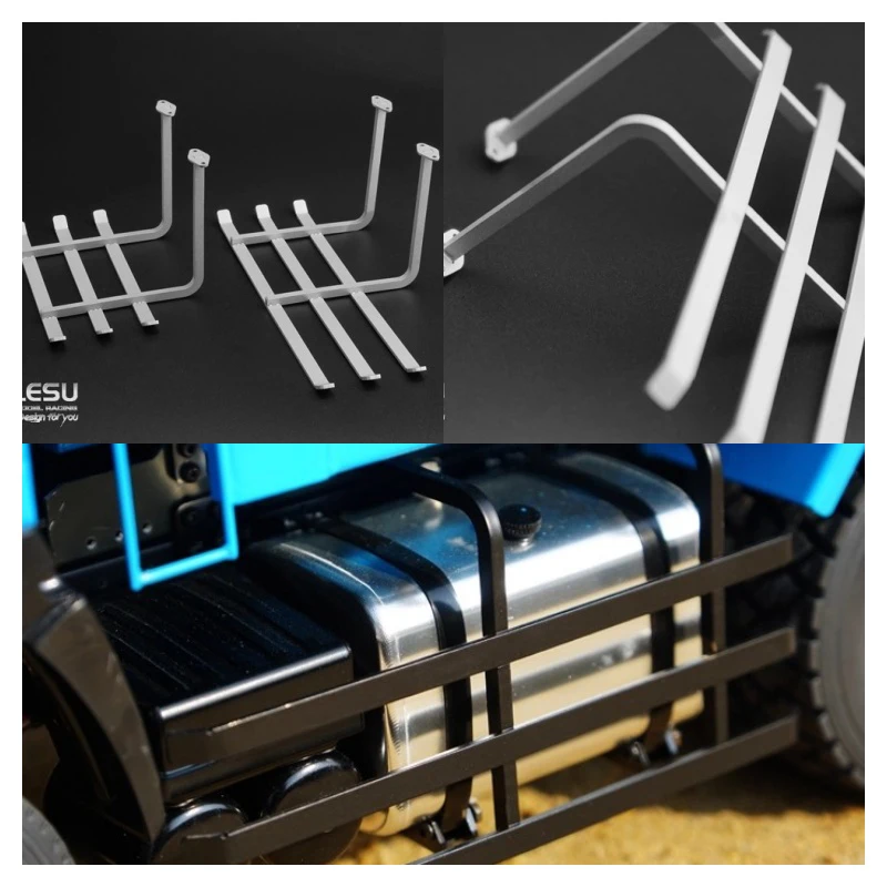 1 Pair Side Bumper Protective Guard Upgrade For 1/14 Tamiya RC Lesu Hino 6*6 Standard-Load Vehicles Modified Vehicles Parts
1 Pair Side Bumper Protective Guard Upgrade For 1/14 Tamiya RC Lesu Hino 6*6 Standard-Load Vehicles Modified Vehicles Parts