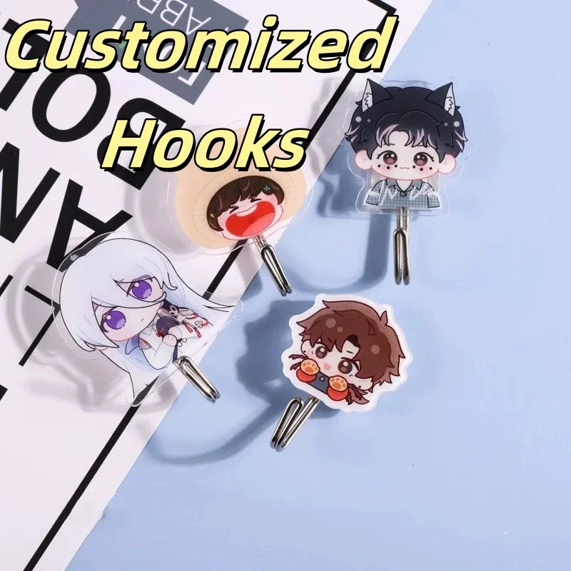 5pcs/set Acrylic Customized Home Decor Door Sticky Hooks Personalized Wall Hanger Key Clothes Kitchen Rack No Punching Hanging
5pcs/set Acrylic Customized Home Decor Door Sticky Hooks Personalized Wall Hanger Key Clothes Kitchen Rack No Punching Hanging
