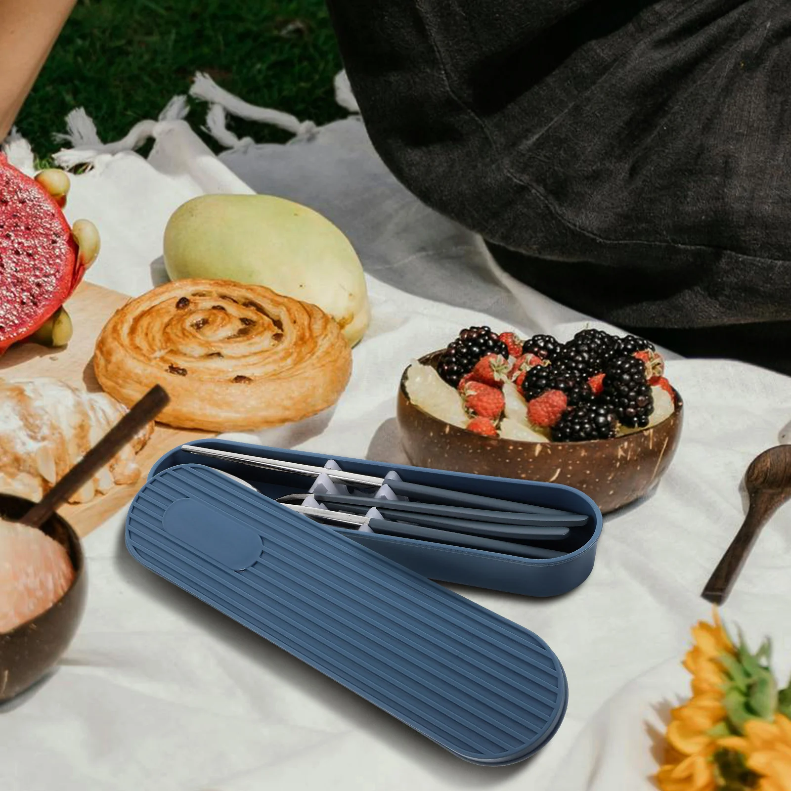 1Set Portable Silverware Set Reusable Fork and Spoon for Lunch Box Traveling Camping Lightweight Portable Silverware
1Set Portable Silverware Set Reusable Fork and Spoon for Lunch Box Traveling Camping Lightweight Portable Silverware