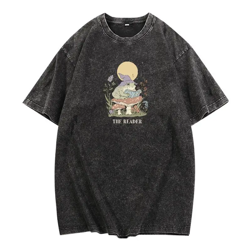 "Funny Frog T-Shirt for Women | The Reader Tarot Card Graphic Tee | Vintage Washed Witchy Gift | Book Lover Top"
"Funny Frog T-Shirt for Women | The Reader Tarot Card Graphic Tee | Vintage Washed Witchy Gift | Book Lover Top"