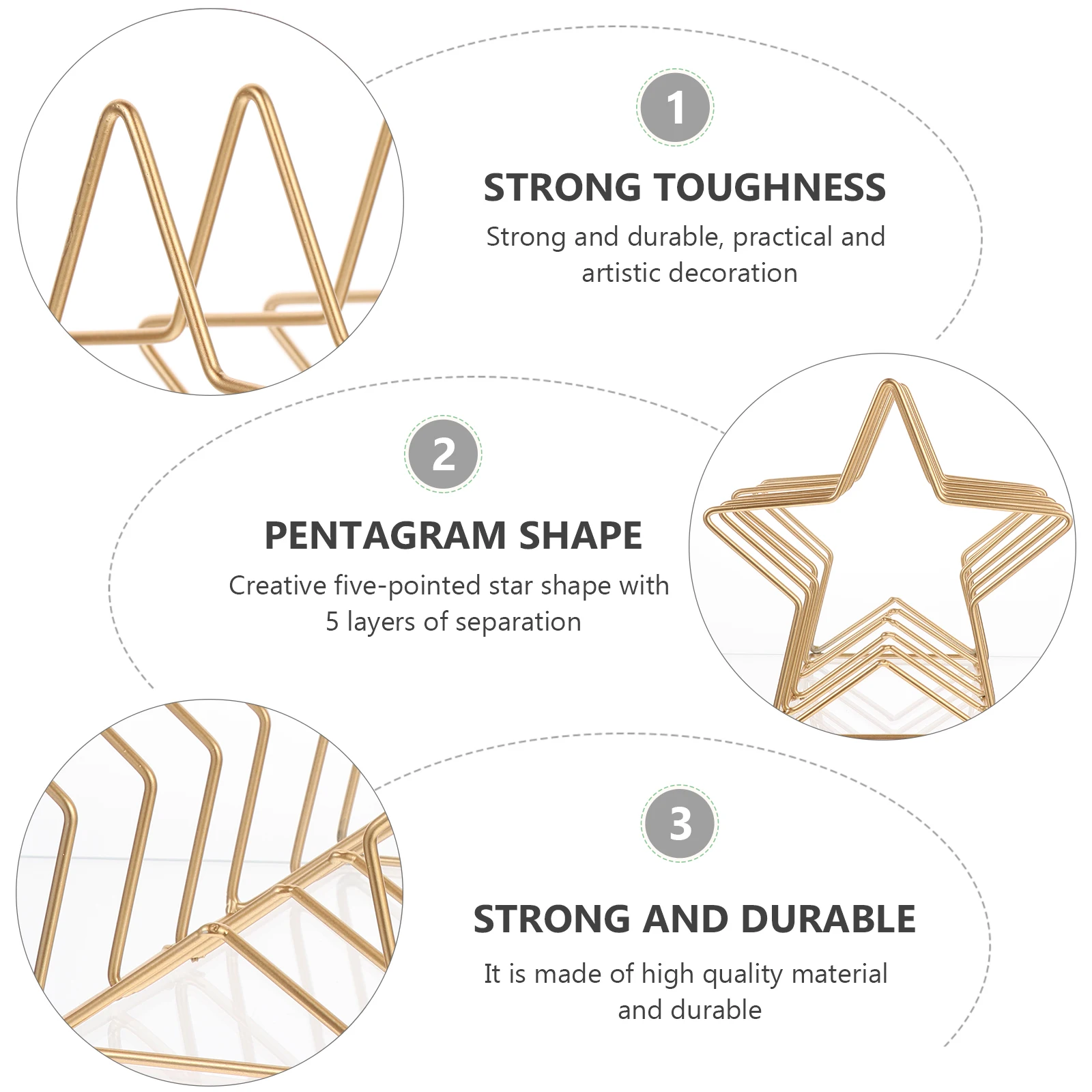 Metal Five-pointed Star Ornament Office Decoration Iron Wire Bookend Magazine Holder Storage Rack Desk Bookshelf Organizer
Metal Five-pointed Star Ornament Office Decoration Iron Wire Bookend Magazine Holder Storage Rack Desk Bookshelf Organizer