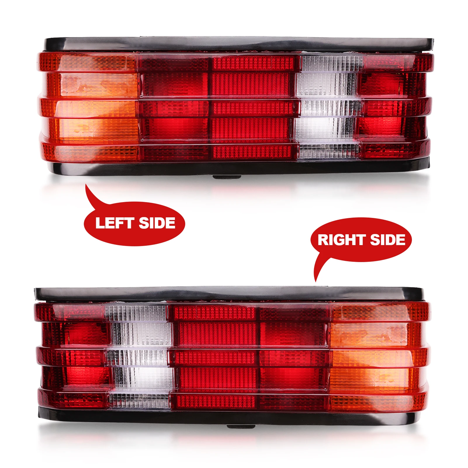 Car Rear Brake Lamp Reverse Stop Light Shell without Bulbs For Benz W201 190E 1982-1993
Car Rear Brake Lamp Reverse Stop Light Shell without Bulbs For Benz W201 190E 1982-1993