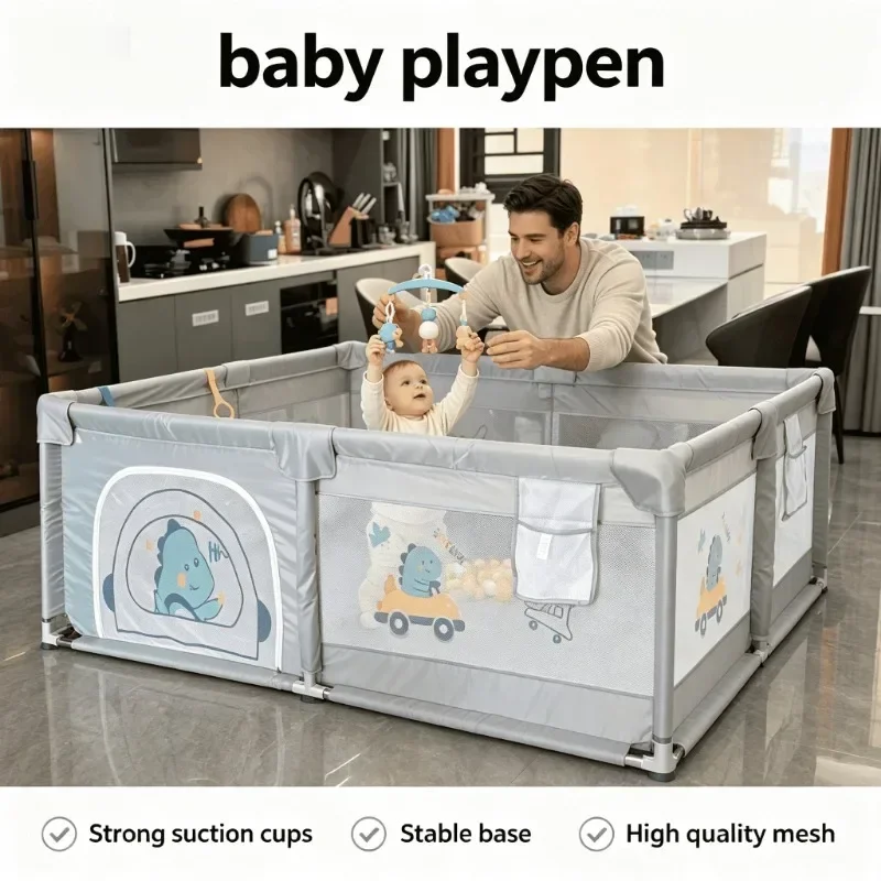 8 Panel Easy Setup Foldable Portable Indoor Outdoor Child Pet Barrier Safety Gate Baby Bed Rail Guard Baby Playpen Play Yard
8 Panel Easy Setup Foldable Portable Indoor Outdoor Child Pet Barrier Safety Gate Baby Bed Rail Guard Baby Playpen Play Yard