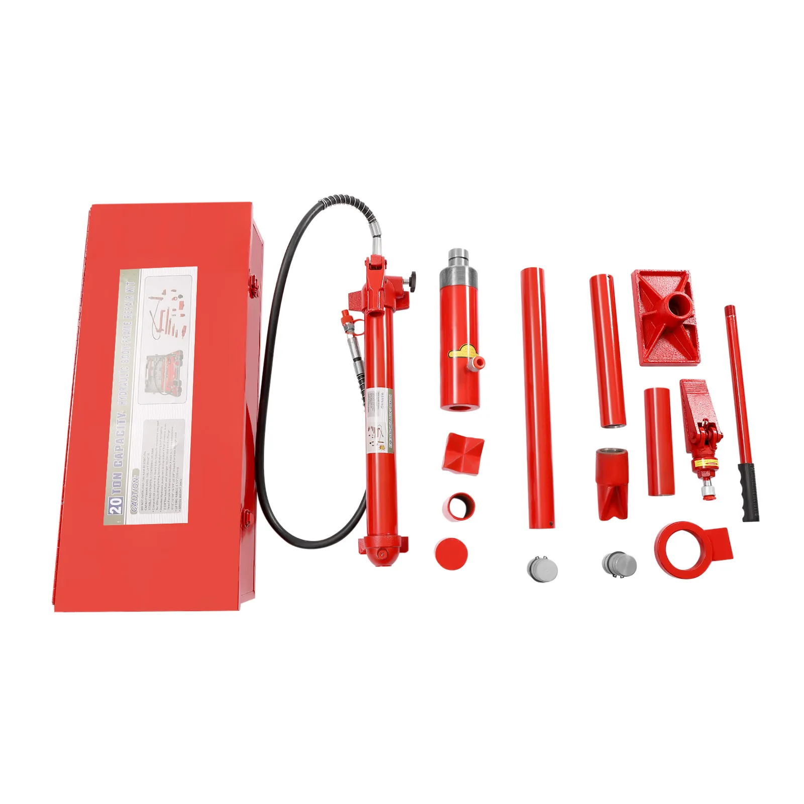 20 Ton Porta Power Hydraulic Jack Auto Body Frame Repair Kit Lift Ram Power Tools for Loadhandler Truck
20 Ton Porta Power Hydraulic Jack Auto Body Frame Repair Kit Lift Ram Power Tools for Loadhandler Truck
