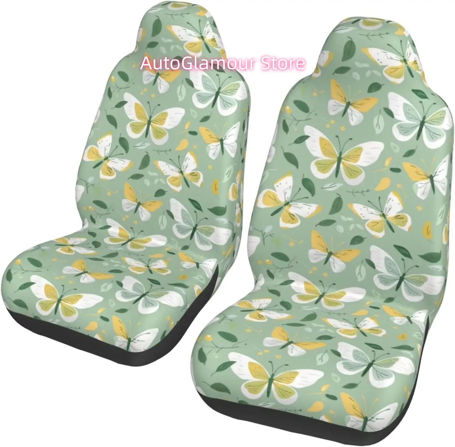 2 Pack Car Seat Cover Bucket Seat Protectors, Sage Green Butterfly Universal Fit Automotive for Truck SUV Sedans Full Wrap Prote
2 Pack Car Seat Cover Bucket Seat Protectors, Sage Green Butterfly Universal Fit Automotive for Truck SUV Sedans Full Wrap Prote