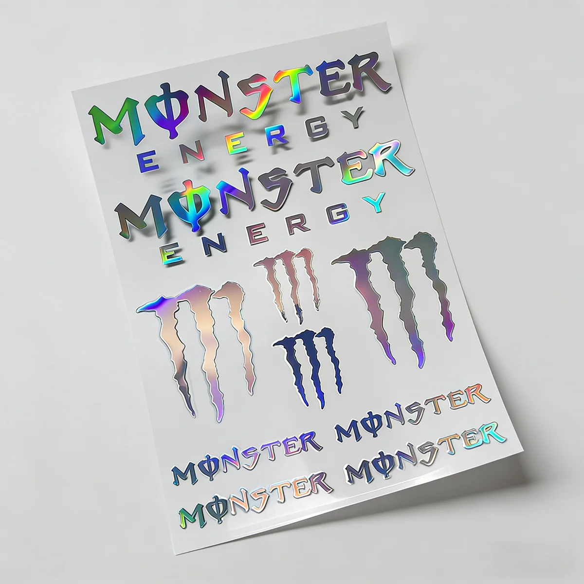 Лазерная светоотражающая наклейка с логотипом Monster Energy для мотоцикла, водонепроницаемый комплект наклеек для бака и шлема
Лазерная светоотражающая наклейка с логотипом Monster Energy для мотоцикла, водонепроницаемый комплект наклеек для бака и шлема