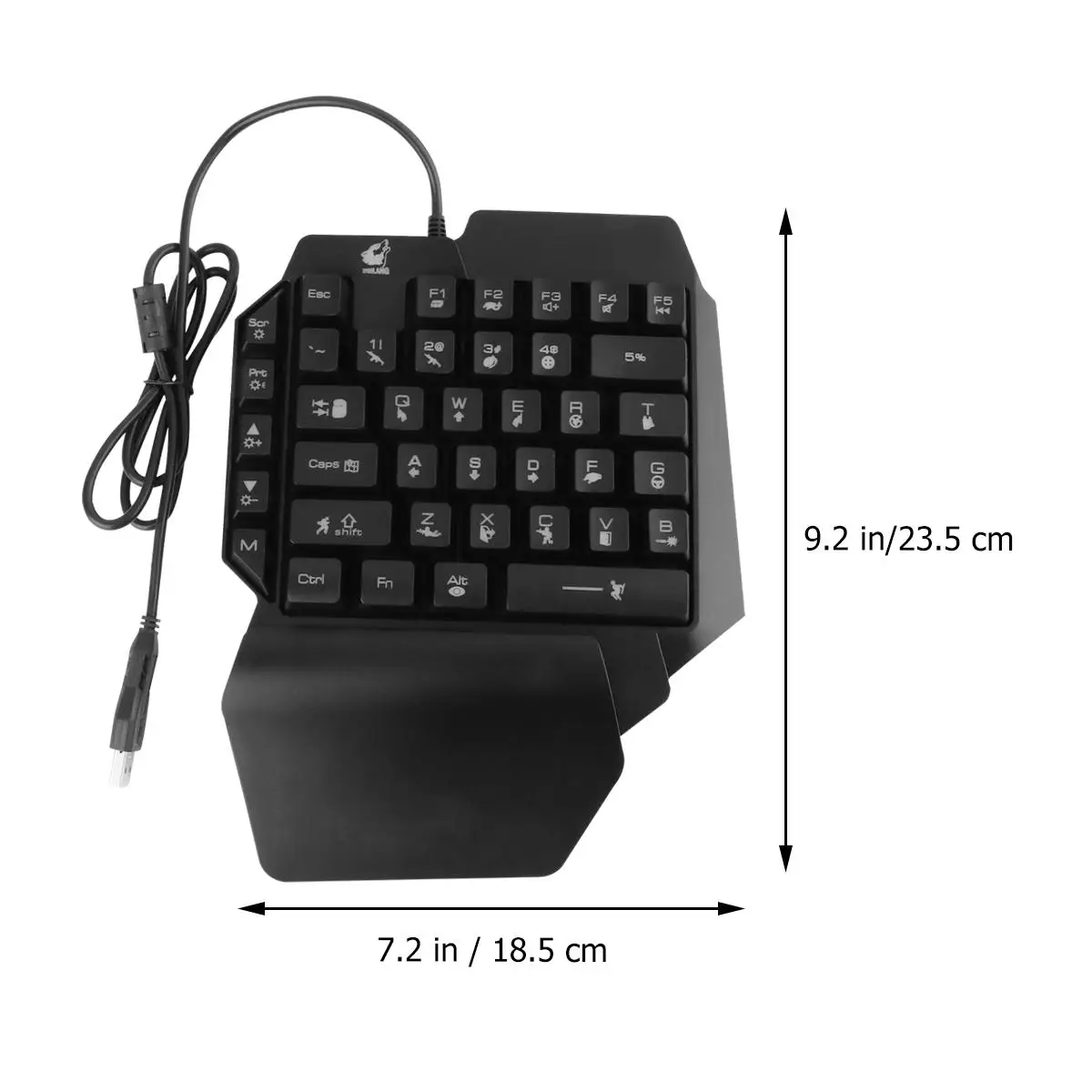 Gaming Keyboard Rgb Compact Lightweight Backlit Single-hand Control Keypad for Laptop Computer Easy to Use Portable
Gaming Keyboard Rgb Compact Lightweight Backlit Single-hand Control Keypad for Laptop Computer Easy to Use Portable