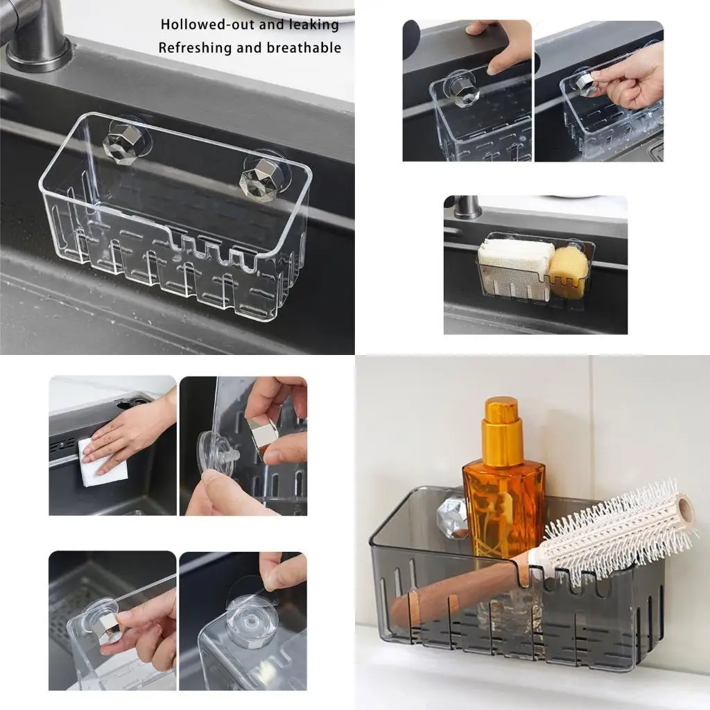 G6KF Modern Faucet Storage Box Sink Organizers Water Drain Shelf For Cleaning Tools
G6KF Modern Faucet Storage Box Sink Organizers Water Drain Shelf For Cleaning Tools
