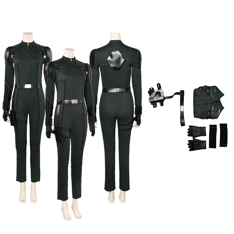 2025 Yelena Cosplay Belova Costume Adult Women Disguise Black Jumpsuit Belt Gloves Leg Bag Outfits Halloween Carnival Party Suit
2025 Yelena Cosplay Belova Costume Adult Women Disguise Black Jumpsuit Belt Gloves Leg Bag Outfits Halloween Carnival Party Suit