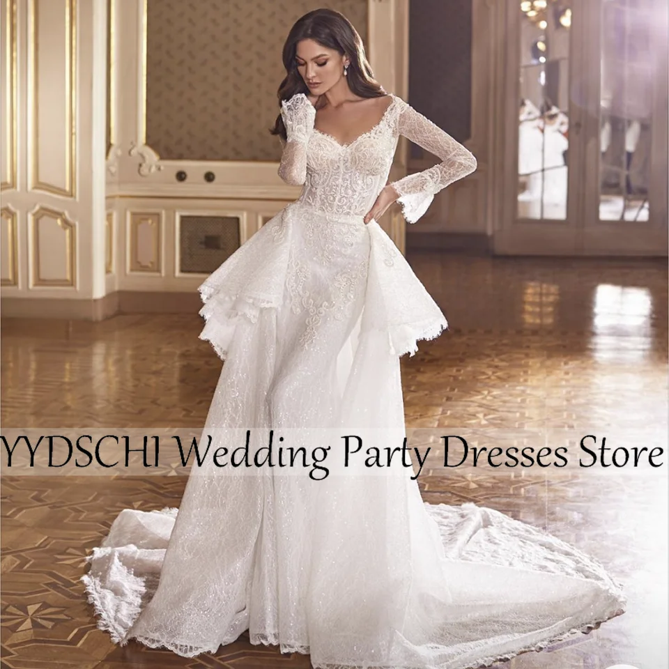 Customized Luxury Bridal Dresses Wedding Dresses 2025 Vestidos De Novia Dresses Mermaid White Simple Robe De Mariée Backless
Customized Luxury Bridal Dresses Wedding Dresses 2025 Vestidos De Novia Dresses Mermaid White Simple Robe De Mariée Backless