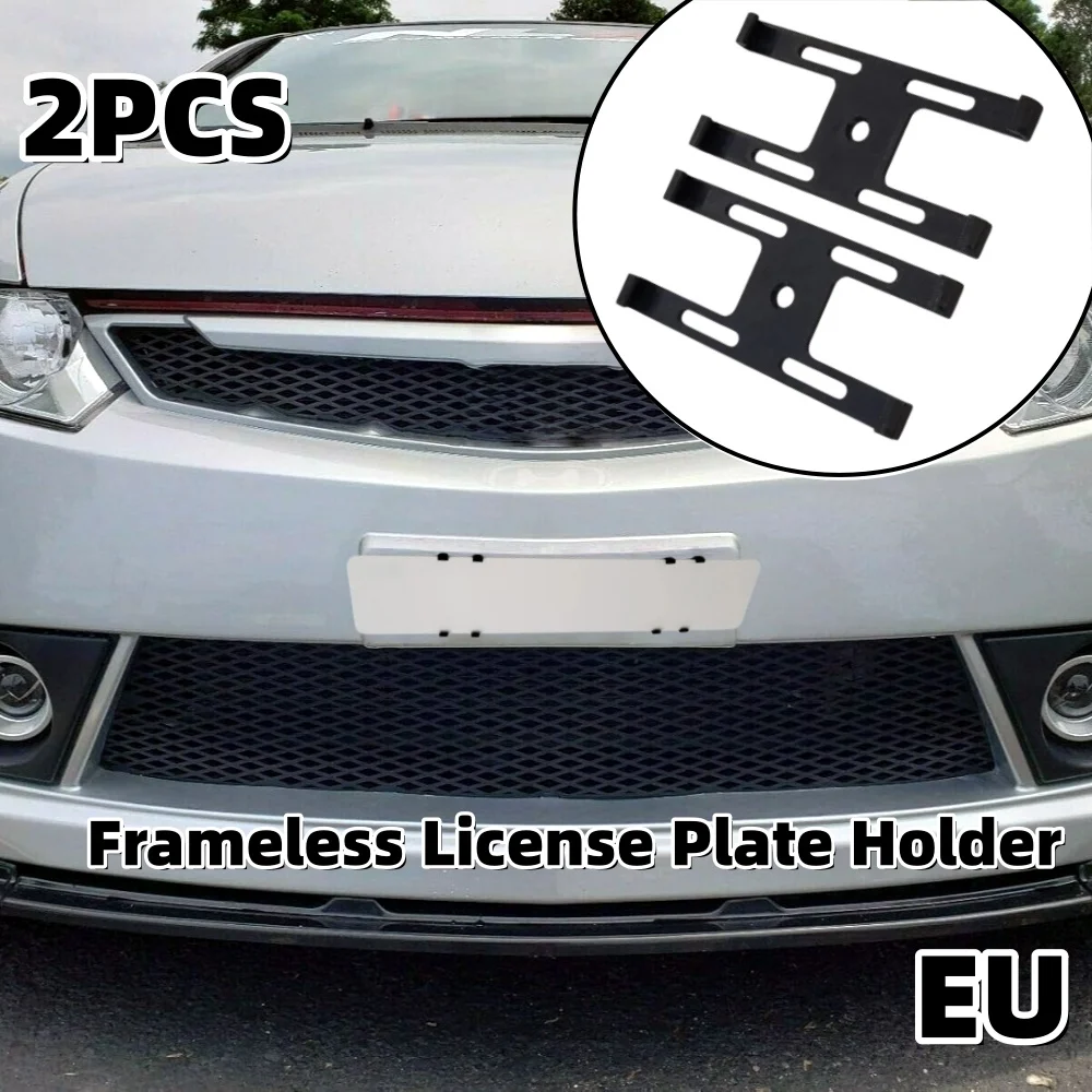 2PCS Car Frameless License Plate Holder Weather-Proof EU License Plate Frame For Front Rear Car Tag Registration Plate Holder
2PCS Car Frameless License Plate Holder Weather-Proof EU License Plate Frame For Front Rear Car Tag Registration Plate Holder