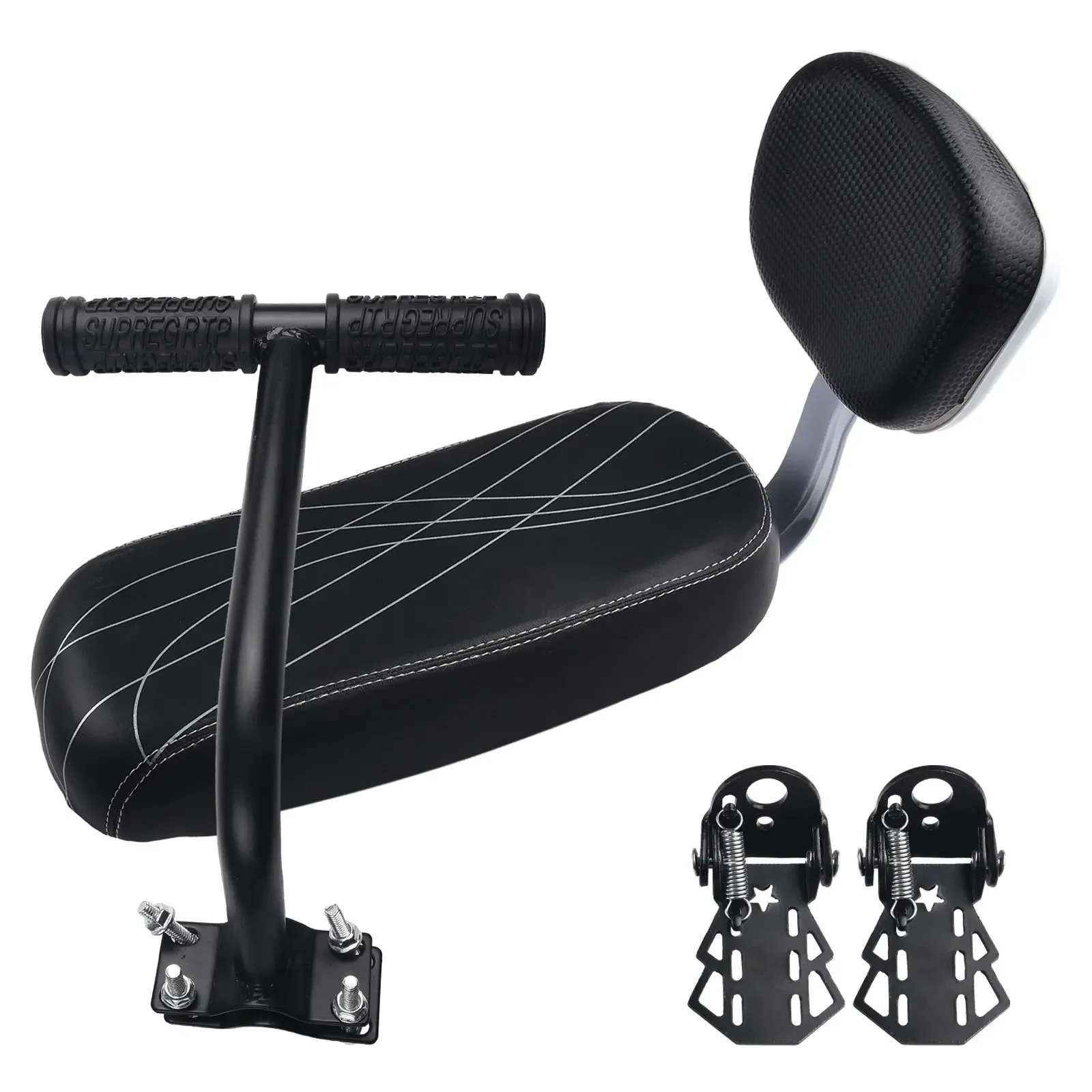 Bicycle Rear Saddle Bike Seat With Back Rest With Handle & Pedals Electric Bike Children Seat Cycling Accessories
Bicycle Rear Saddle Bike Seat With Back Rest With Handle & Pedals Electric Bike Children Seat Cycling Accessories