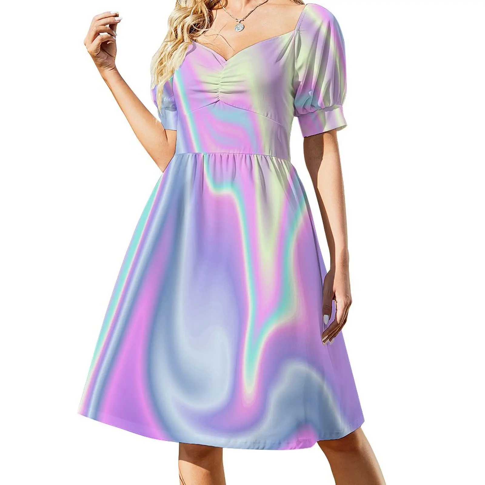 Holographic Design 17 Short Sleeved Dress dresses for woman birthday dress loose summer dress purple
Holographic Design 17 Short Sleeved Dress dresses for woman birthday dress loose summer dress purple
