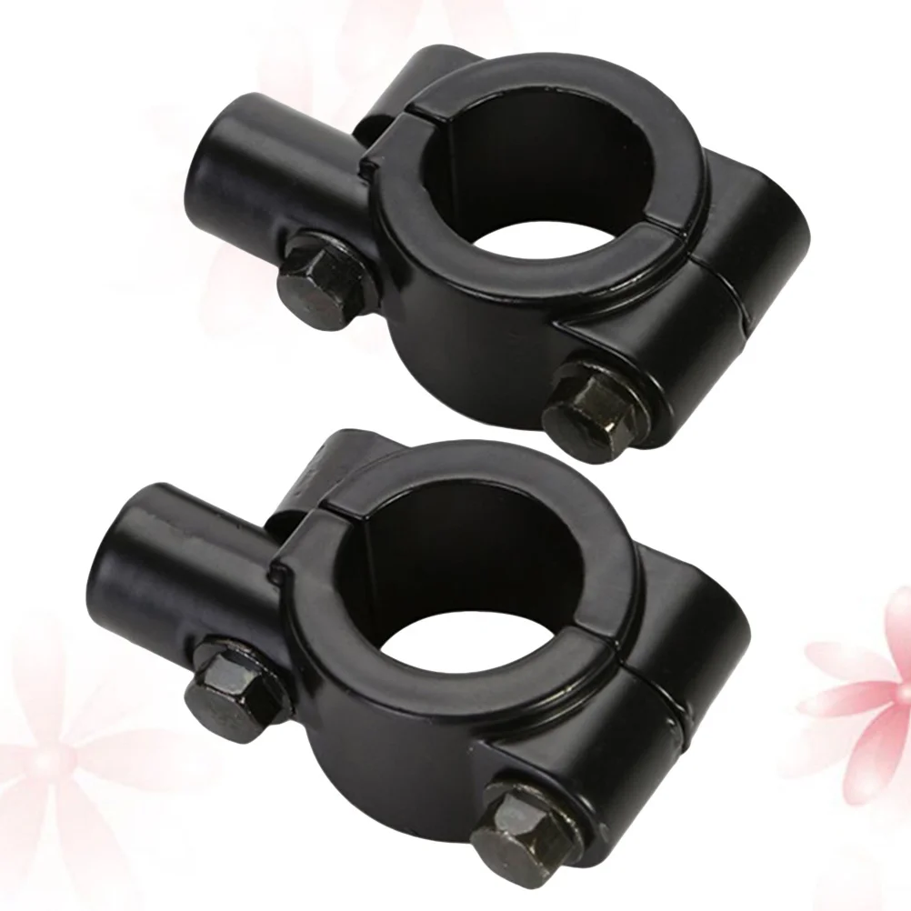 2Pcs Motorcycle Rear View Mirror Clamp Base Black 10Mm Handlebar Holder Bracket Support Replacement Easy Install
2Pcs Motorcycle Rear View Mirror Clamp Base Black 10Mm Handlebar Holder Bracket Support Replacement Easy Install