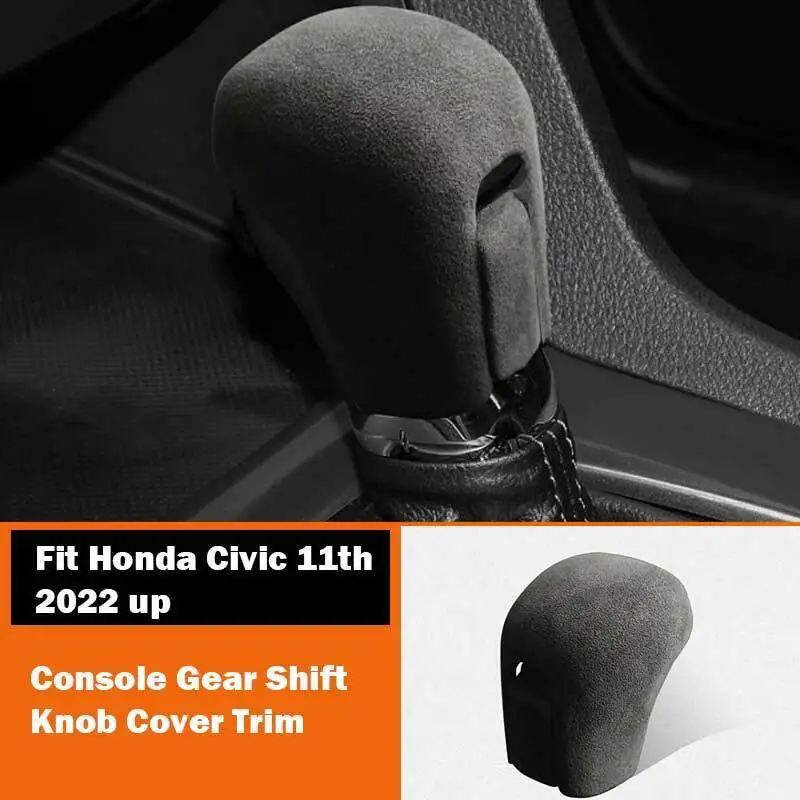 Alcantara Suede Protector Auto Gear Lever Shift Knob Cover Car Interior Accessories Trim For Honda Civic 2022 2023 2024 2025
Alcantara Suede Protector Auto Gear Lever Shift Knob Cover Car Interior Accessories Trim For Honda Civic 2022 2023 2024 2025