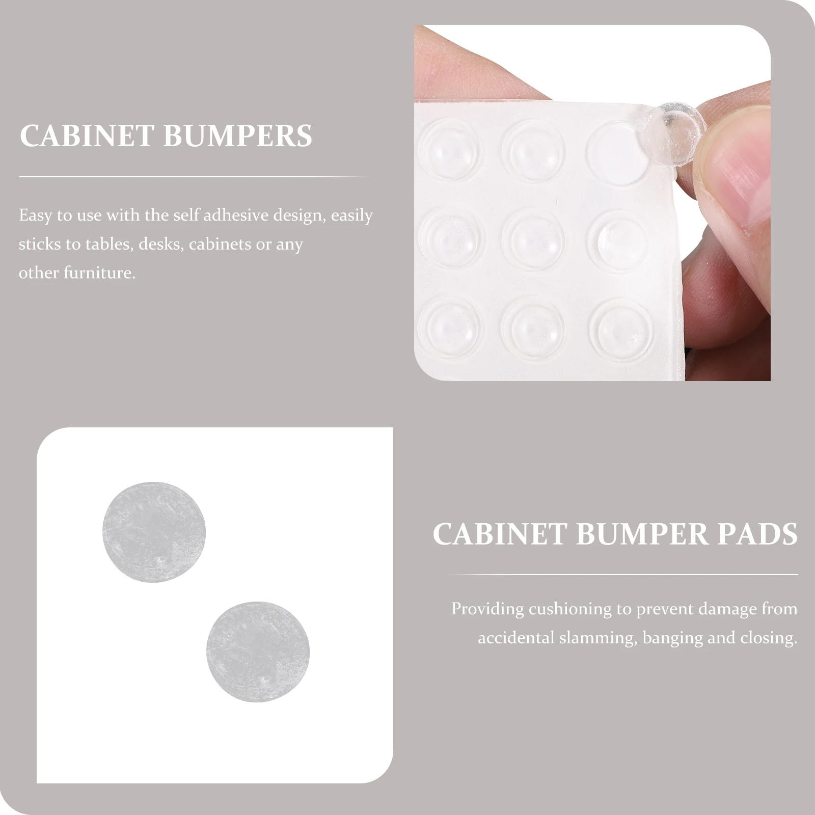 2 Sheets Cabinet Bumpers Clear Door Protector Pads Adhesive Kitchen Furniture Cushion Sound Dampening Self Sticking Bumper
2 Sheets Cabinet Bumpers Clear Door Protector Pads Adhesive Kitchen Furniture Cushion Sound Dampening Self Sticking Bumper
